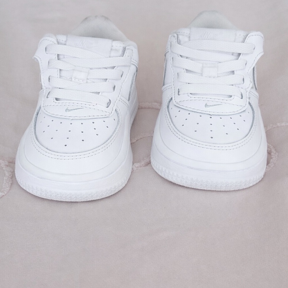 Nike Kids All-White Sneakers